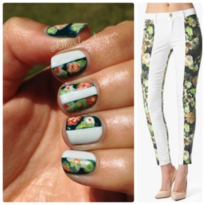 Inspired by floral print denim from 7 For All Mankind

lillianloveslacquer.tumblr.com