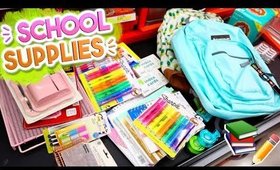 Back to School Supplies Haul 2017! Alisha Marie