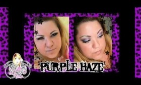 Crease Cut Purplehaze Eyes Tutorial/Tutorial de ojos morado.