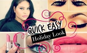 How To: Quick & Easy Holiday Makeup Tutorial 2014