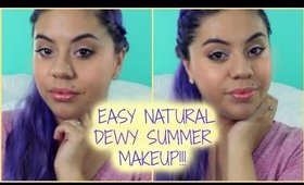 Summer Glow Natural Makeup! Drugstore + HighEnd
