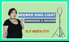 Neewer Ring Light Unboxing, Set Up & Review