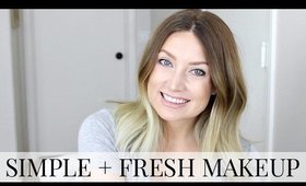 Simple + Fresh Makeup Tutorial (Casual Valentine's Look) | Kendra Atkins
