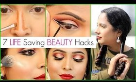 7 MAKEUP & HAIR Beauty HACKS You MUST Try | #Haircare #Sketch #ShrutiArjunAnand