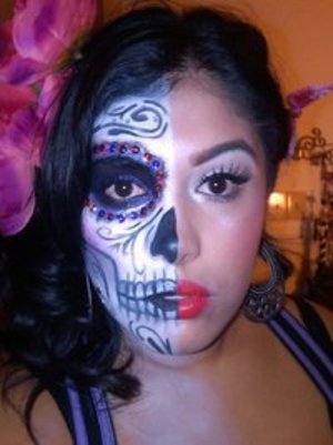 tried the sugar skull look for halloween