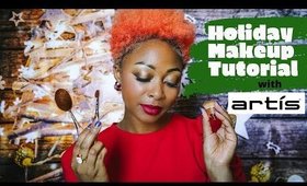 TUTORIAL: Holiday Makeup Tutorial with Artís Brushes
