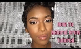 How To: Natural Brow Tutorial