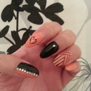 almond shape nails:)