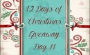 Day 11 - 12 Days of Christmas Giveaway