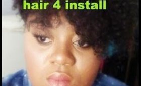 How I prep my hair for install-Aliexpress Sexxy Virgin Hair