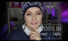 Ce produse am terminat/ Empties / Produse care m-au dezamagit