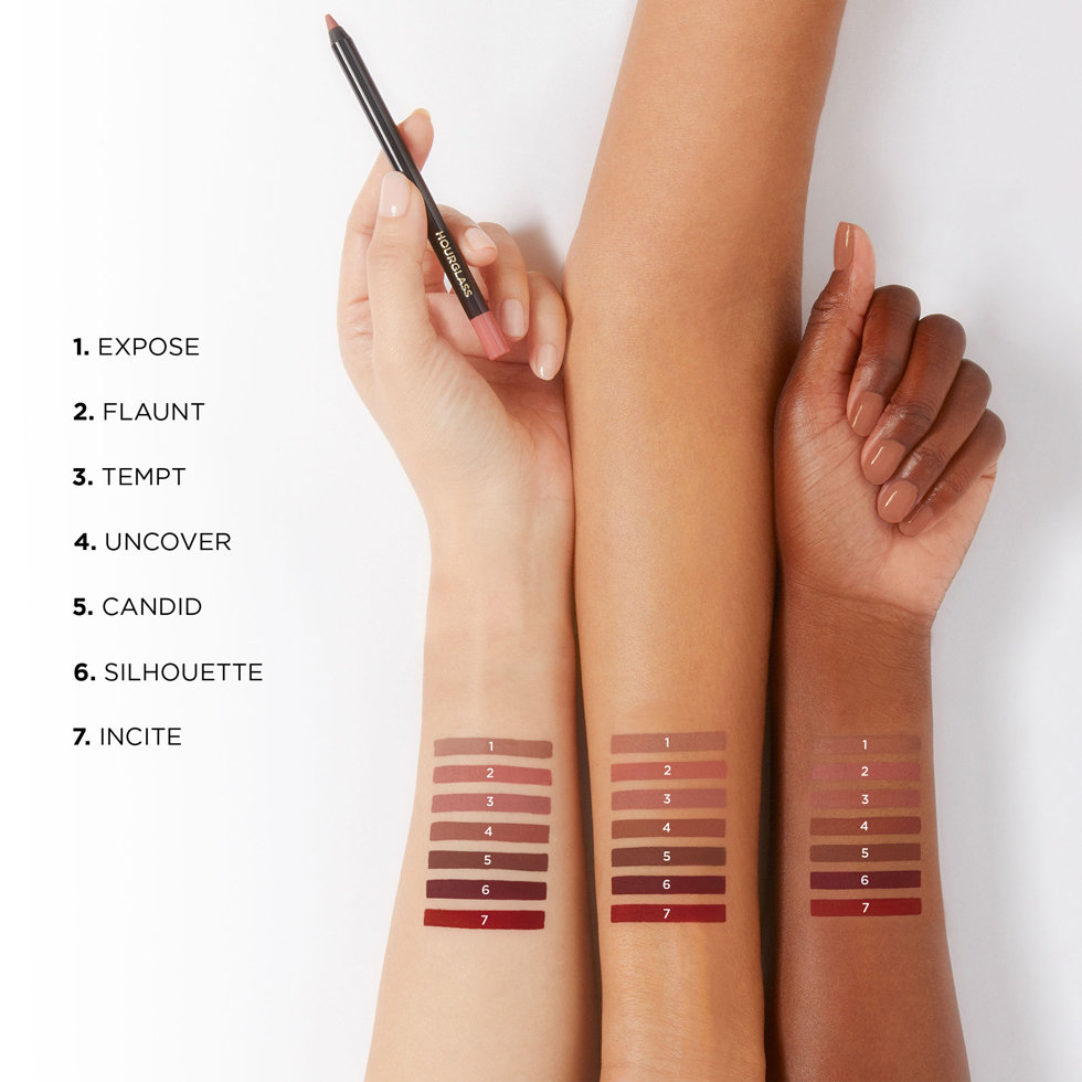 Hourglass Shape and Sculpt Liner Swatches