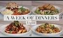 What I Ate for Dinner This Week (Vegan/Plant-based) | JessBeautician