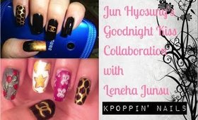 Jun HyoSung (Secret) Goodnight Kiss Kpop Nail Art Collaboration with Leneha Junsu
