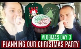 PLANNING OUR UGLY CHRISTMAS SWEATER PARTY!