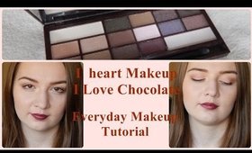 I ❤ Makeup I Heart Chocolate Palette // Everyday Makeup Tutorial with a Touch of Marsala