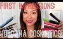 Jordana Cosmetics Review & First Impressions!
