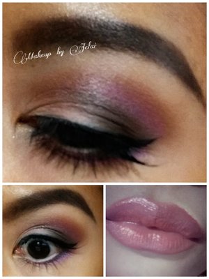 Created using pinkies collection makeup palette set and essence lipstick