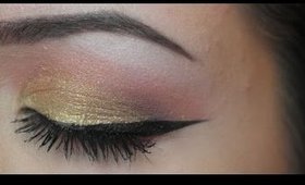 GOLD AND BERRY EYESHADOW TUTORIAL