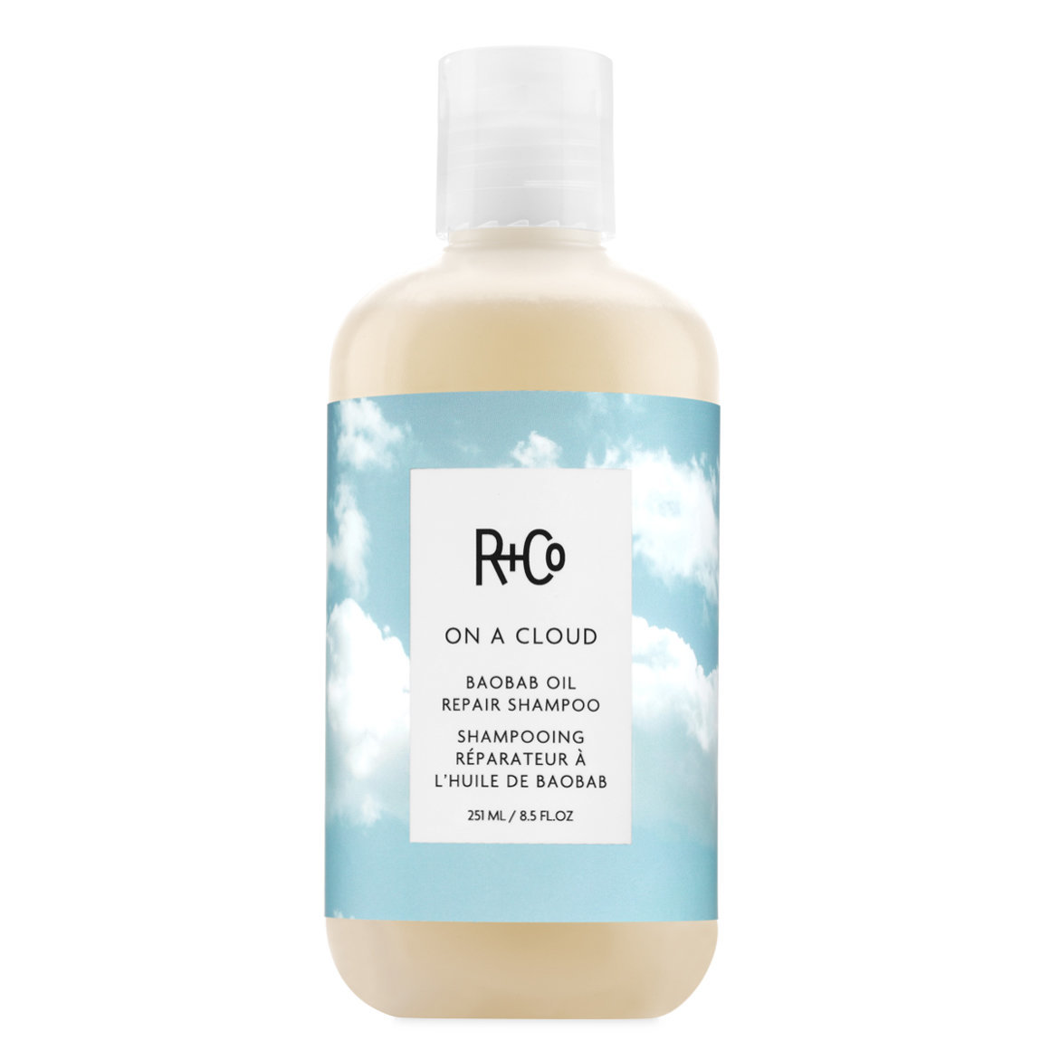 R+Co On A Cloud Baobab Oil Repair Shampoo alternative view 1 - product swatch.