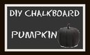 DIY Chalkboard Pumpkin
