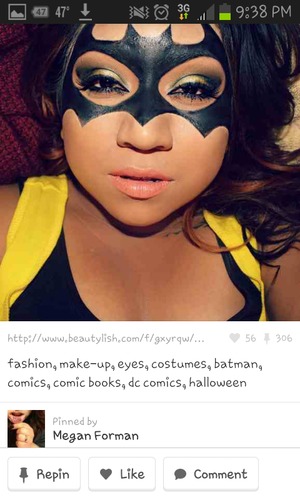 Batgirl makeup look? |