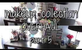 Makeup Collection Overhaul: Part 5 ~ Top of Vanity & Ikea Alex Drawer Unit