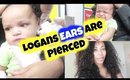 Baby Gets Her Ears Pierced - March 3, 2015- LifeWithJess