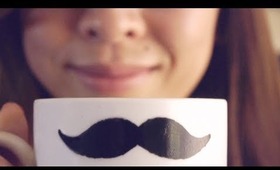 DIY ♥ Mustache Mug