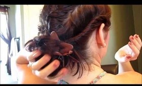 Fast twisted up-do