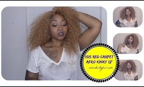 Isis  Red Carpet   Afro Kinky 12'  Lace Front Wig Review | Elevatestyles