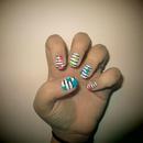 Stripes and Dots Nails