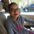 did My cousins make up for her dance picture. she looks so cute 
