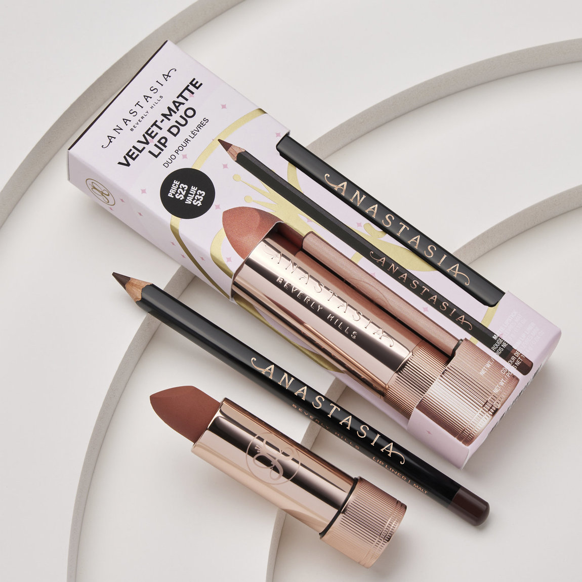 Anastasia Beverly Hills Velvet Matte Lip Duo Malt / Sunbaked