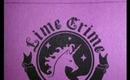 MY VERY FIRST LIME CRIME COSMETICS ORDER IS HERE !