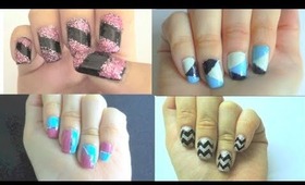 Different types of nail designs for long and short nails!