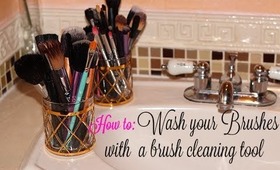 New way to clean your brushes