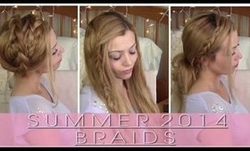 3 Summer Braided Hairstyles | TheStylesMeow