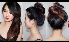 30 Second Messy Top Knot