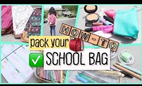 How-To: Pack Your School Bag 2016 + GIVEAWAY