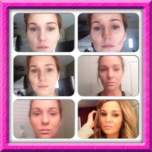 Step by step highlighting and contouring using Younique Flawless BB Cream