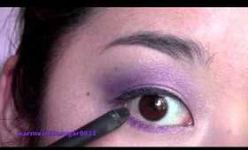 Back To School Tutorial: Wearable Purple Eye feat. Sigma iDivine Original Palette