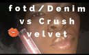 Fotd/ OOTD Denim /Crush Velvet