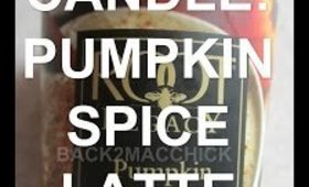 REVIEW : PUMPKIN SPICE LATTE BY ROOT CANDLE