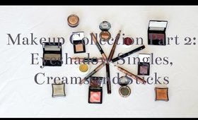 Makeup Collection Part 2: Shadow singles, creams and sticks