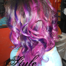 PinkyPurple Ombre Hair