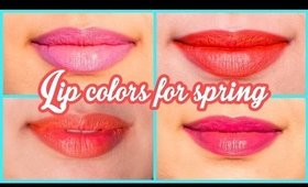 5 Lip Colors For Spring