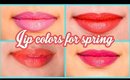 5 Lip Colors For Spring