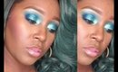 juvia place blue glitter makeup tutorial