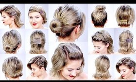 11 SUPER EASY HAIRSTYLES WITH BOBBY PINS FOR SHORT HAIR  | Milabu